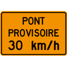 Pont provisoire XX KM/H Tab